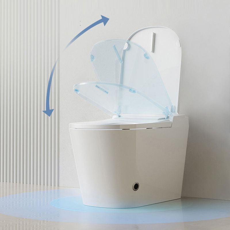 One Piece Toilet Porcelain Modern Toilet Floor Mounted Siphon Jet Urine Toilet