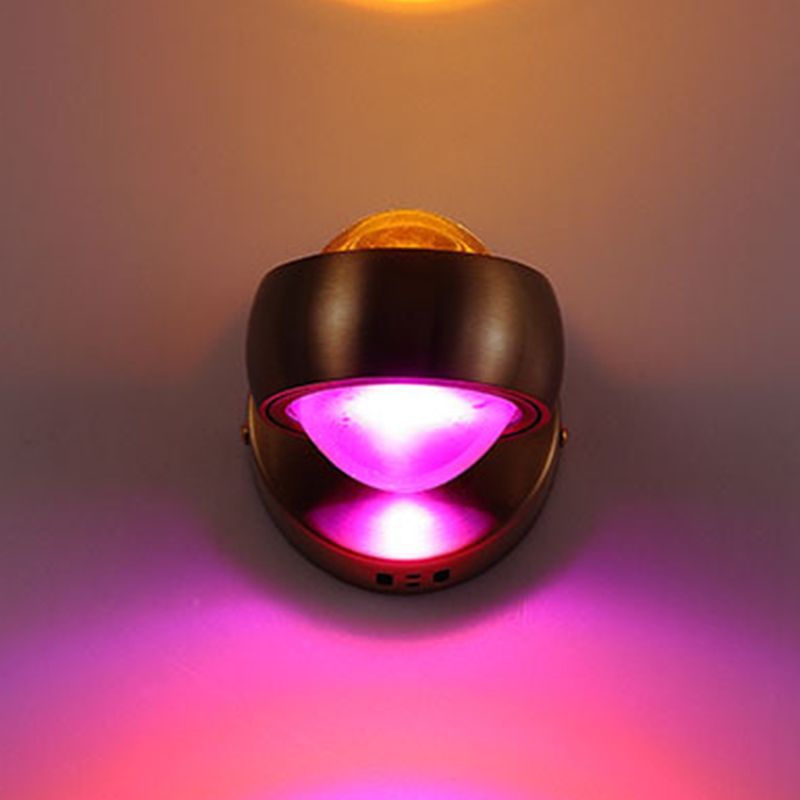 Modern Style Round Led Wall Lamp Metal Wall Mount Light Fixture