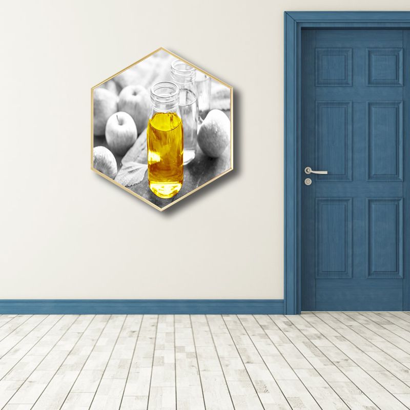 Light Color Modern Art Print Foods Wrapped Canvas for Kitchen, Multiple Sizes Options