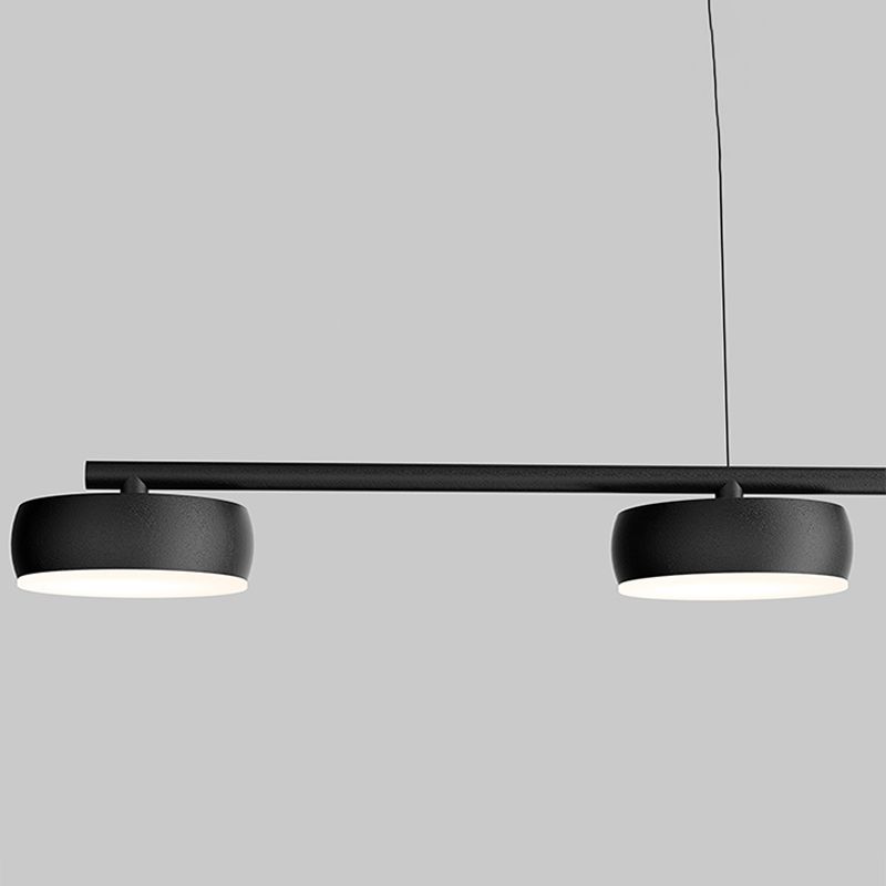 Drum Island Lighting Acrilic Contemporary Simplicity Fidurs a sospensione per il ristorante