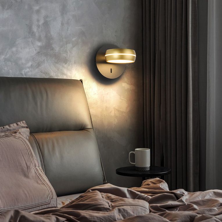 Luces de apliques de pared de tambor de estilo contemporáneo 1 Luz LED LIGHTIVE