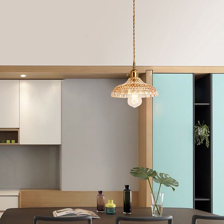 1 Lampe suspendue à suspension industrielle légère légère pour restaurant