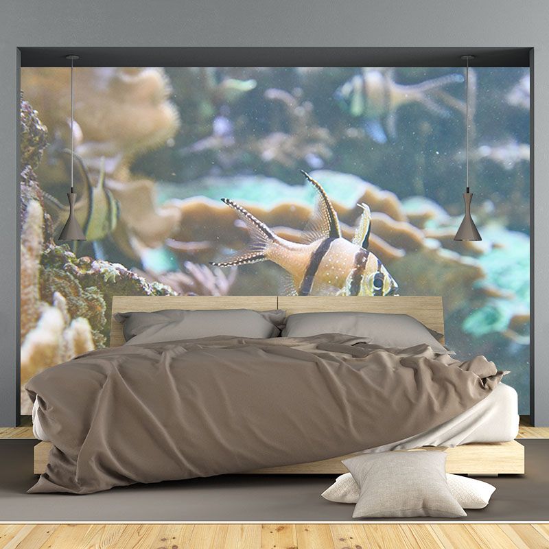 Tropical Seabed Creatures Home Decor Modern Bedroom Wall Decoration Wallpaper