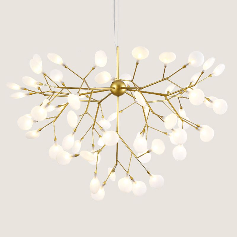 Luz de suspensión de metal de techo de luces de luciérculos simples contemporáneos para dormitorio