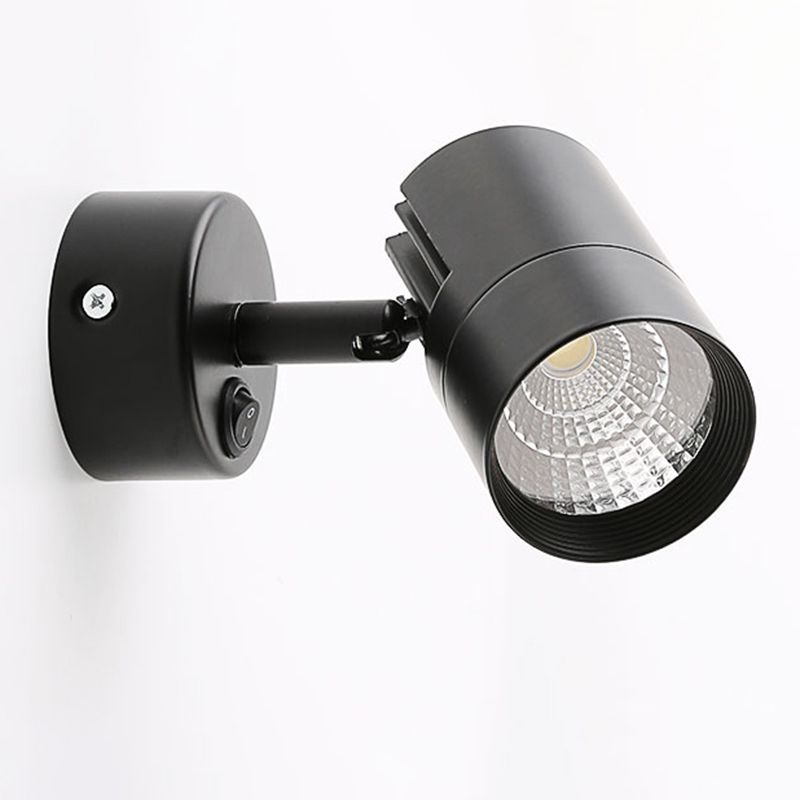 Metal Cylinder Wall Lighting Contemporary Style 1 Light Wall Lighting Ideas