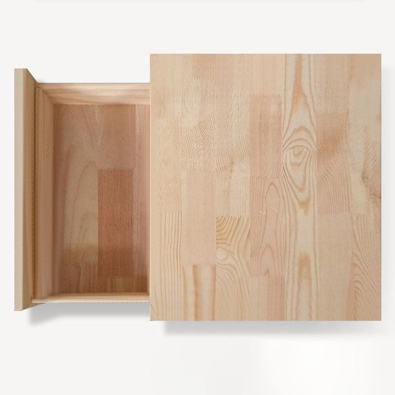 Modernism Drawer Storage Night Table Wood Bed Nightstand with Drawer