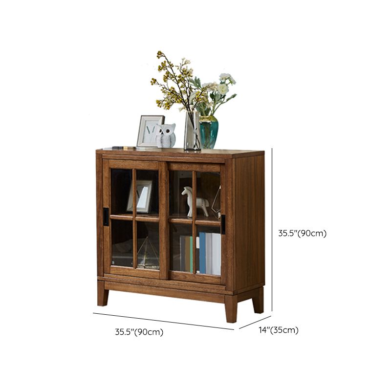 Modern Style Bookshelf Closed Back Standard Wooden Bookcase for Study Room