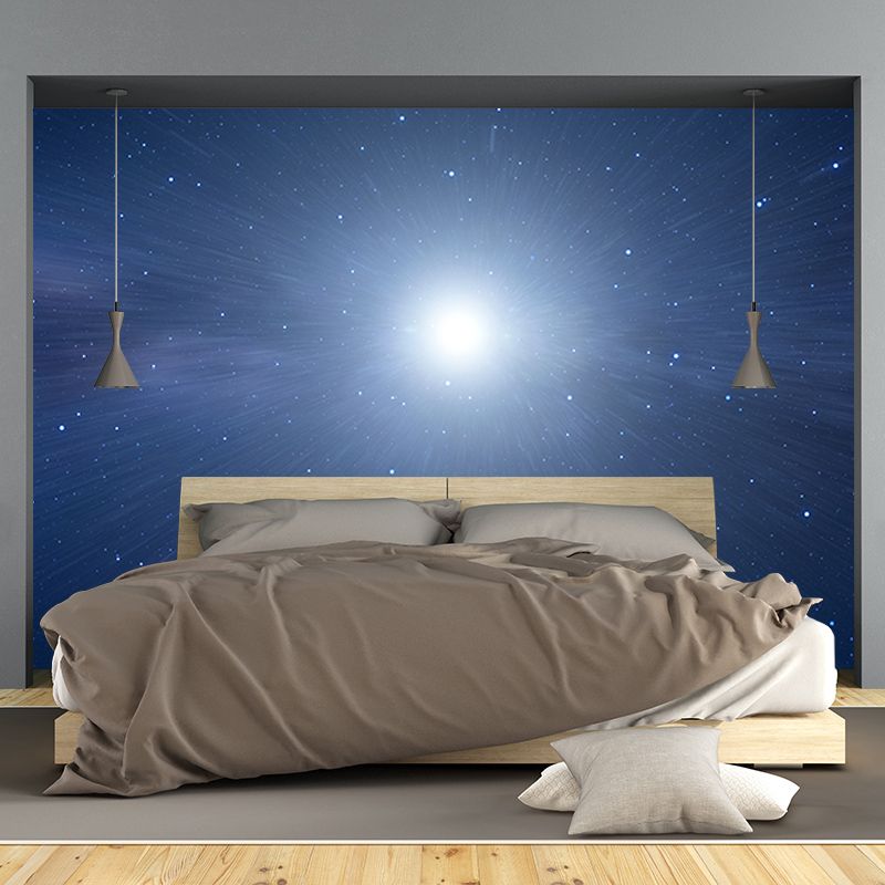 Outer Space Sky Mural Wallpaper for Dining Room Universe Wall Art, Waterproofing