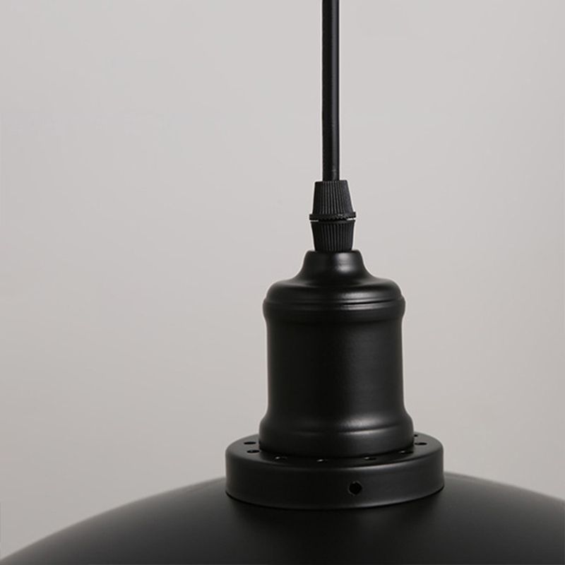 Industrial 1-Light Hanging Ceiling Light Tapered Metal Ceiling Pendant Light