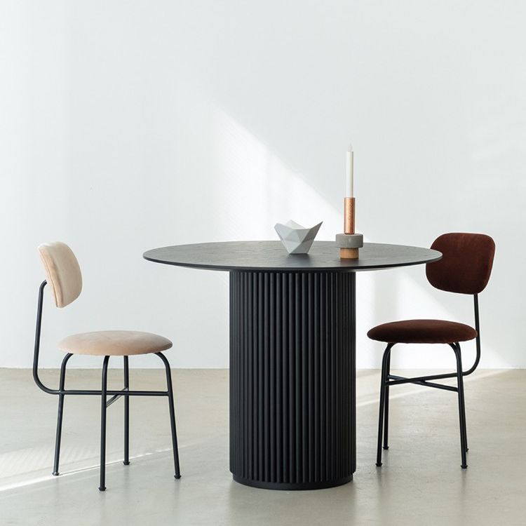 Modern Style Round Dining Table Solid Wood Dining Table for Home