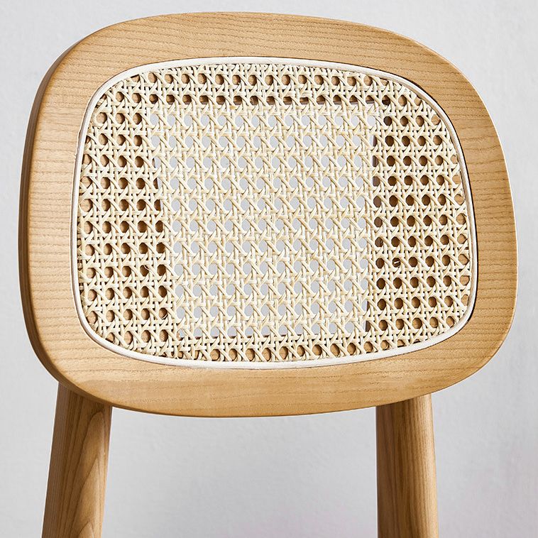 Open Back Dining Side Chair Traditional Solid Wood Side Chair Set