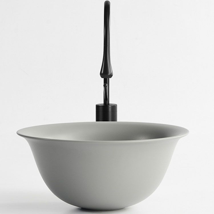 Porcelain Trough Bathroom Sink Modern No Craftsmanship Wash Stand