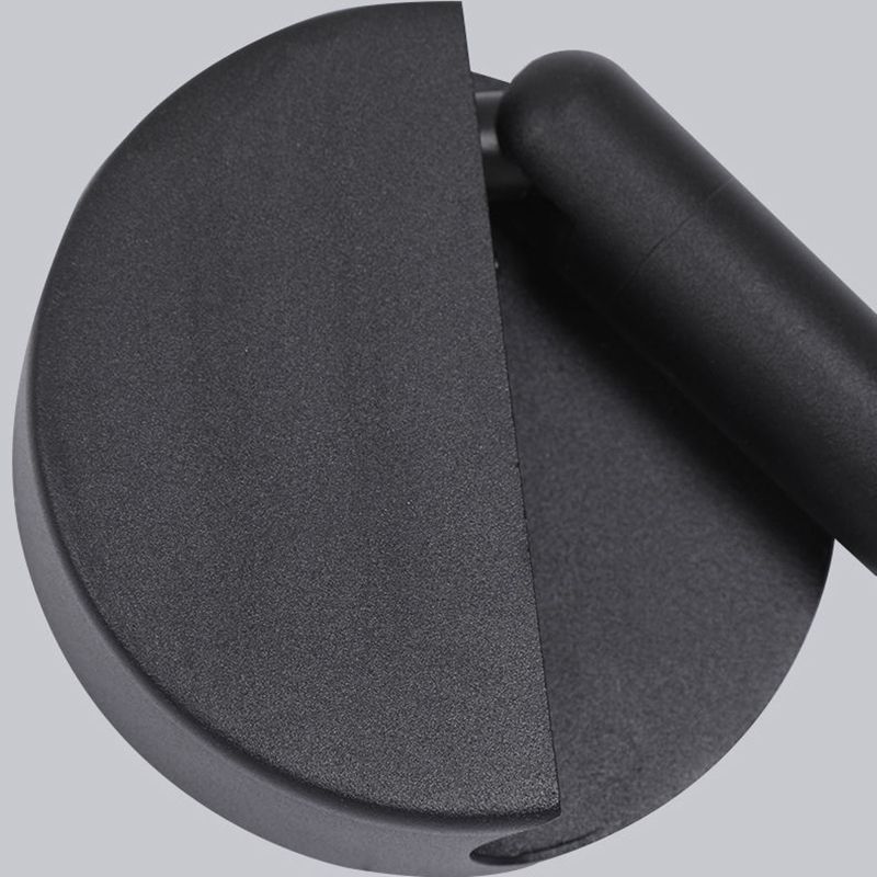 Modern Style Wall Lamp Metal 1 Light Sconces in Black for Bedroom