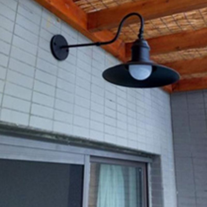 1-Light Industrial Style Wall Sconce Metal Sconces Light in for Outdoor