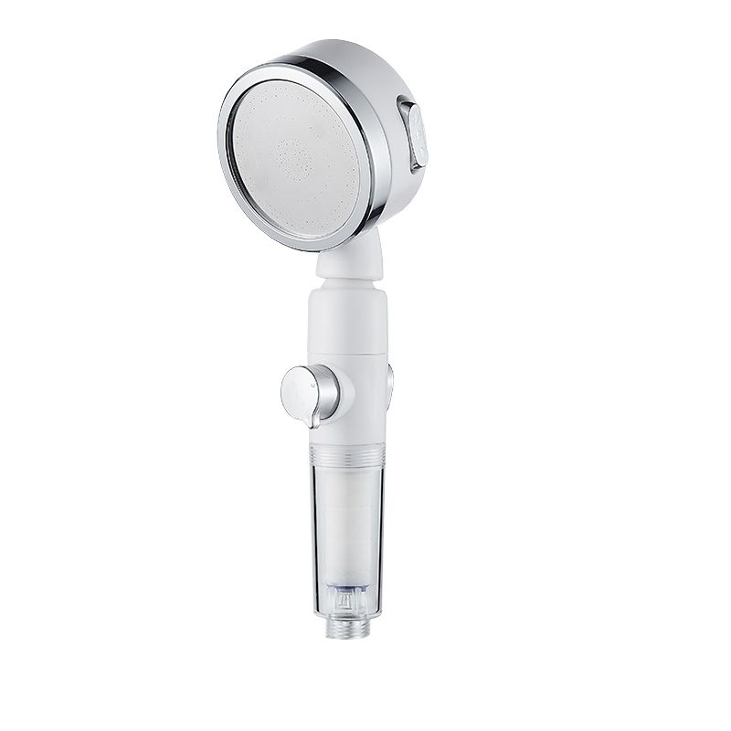 Modern Handheld Shower Head Sliver Round Standard Shower Heads