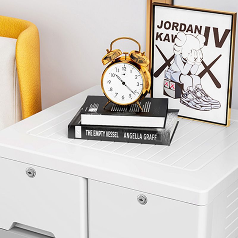 Rectangular Plastic Storage Cabinet Teen Style Simple Bedroom Wardrobe