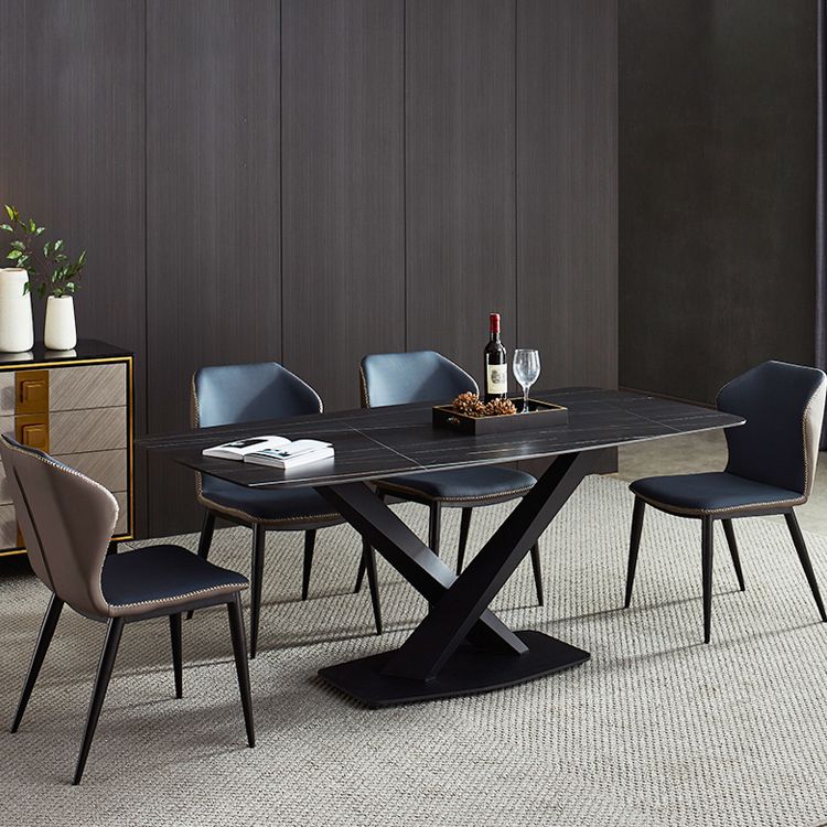 Modern 1/2/5/7 Pieces Dining Set Sintered Stone Dining Table Set