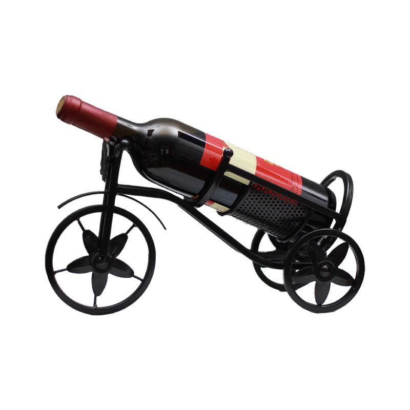 Countertop Wine Rack Glam Metal Wine Bottle Rack for Dining Room