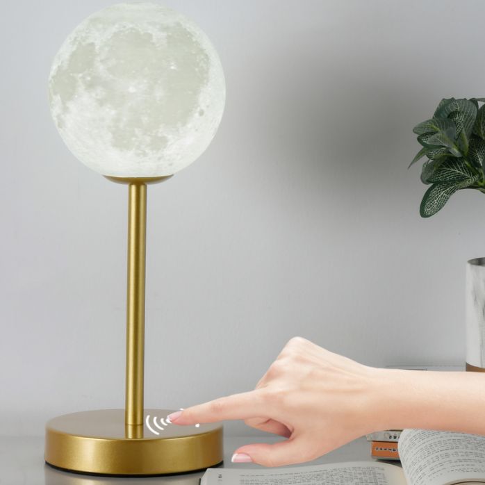 1-Licht-Globus-Tischlampe Modernes Glas Tischlicht