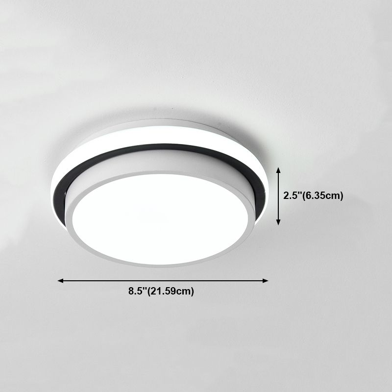 Accesorio de iluminación de techo LED de montaje empotrado contemporáneo, luz de montaje en techo para vestíbulo