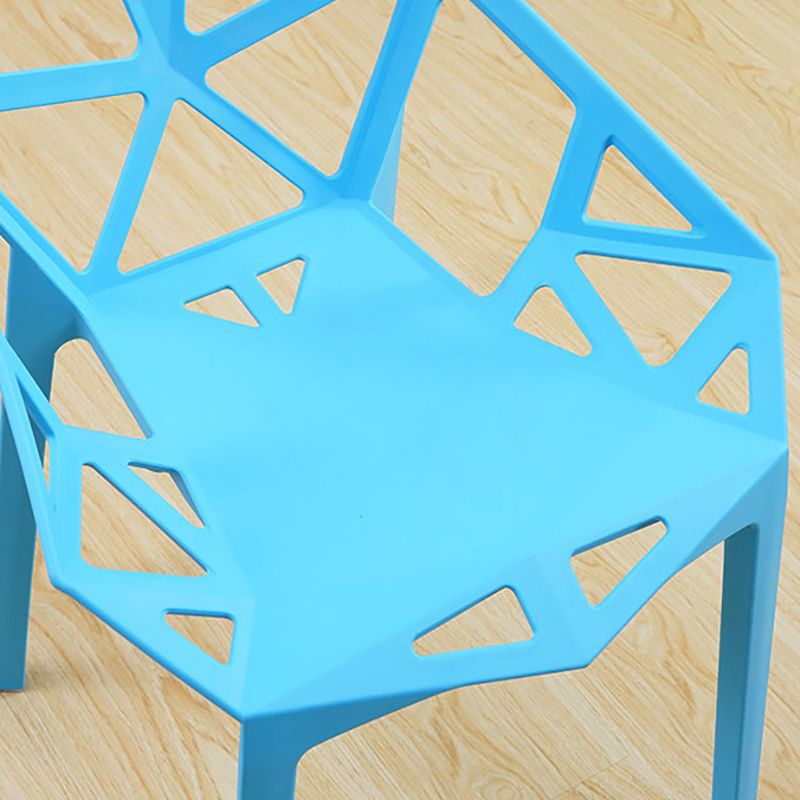 Sillas de comedor de estilo moderno Silla auxiliar de comedor de plástico para cocina