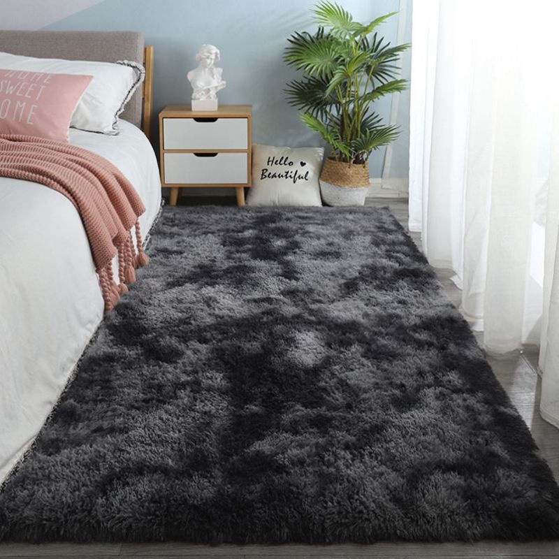 Comfort Tie-Dyed Pattern Carpet Polyester Area Rug Non-Slip Backing Indoor Carpet for Living Room