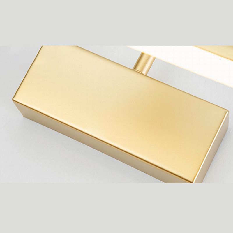 Minimalistische wandkandelspiegel Mirror Lichtwand gemonteerd eenvoudige wandlampwetsen voor toilet