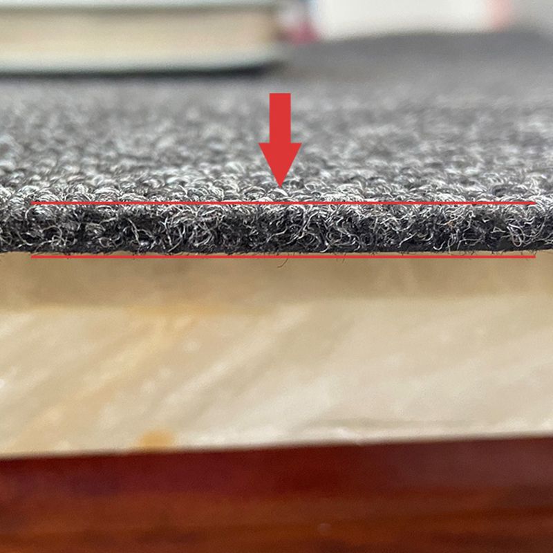 Carpet Tile Non-Skid Fade Resistant Geometry Loose Lay Carpet Tiles Living Room