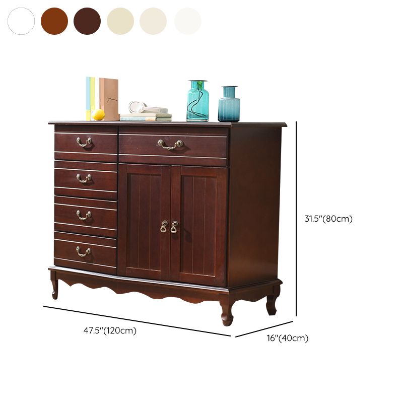 Traditional Bedroom 16" Wide Chest Wooden Storage Chest with Drawers