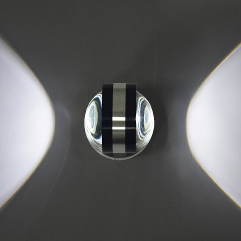 Contemporary Style Geometric Wall Lighting Metal 2 Lights Wall Sconces