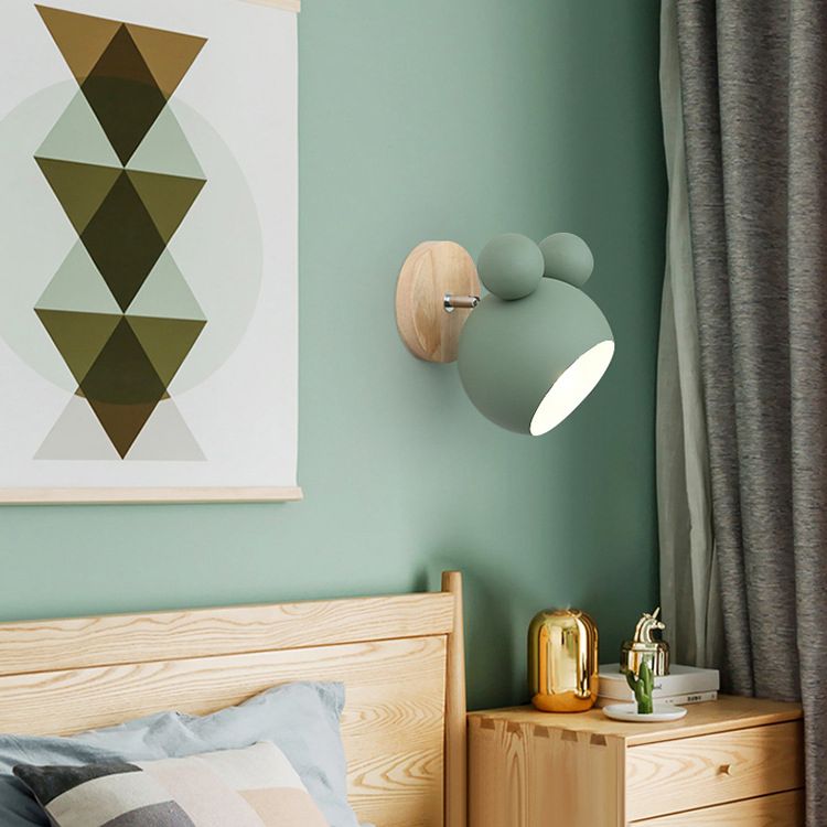 7 "H MacAroon Style Cartoon Mini Wall Lampada Nordic Stile Simplezza SIMPLICITÀ SCONCI