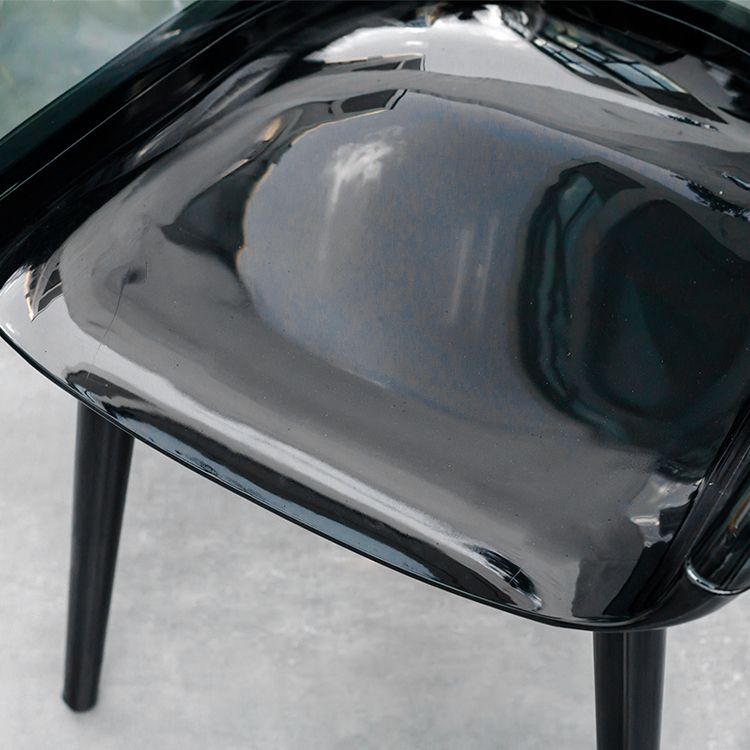 Contemporary Plastic Indoor-Outdoor Chair of 23'' Wide Dining Arm Chair