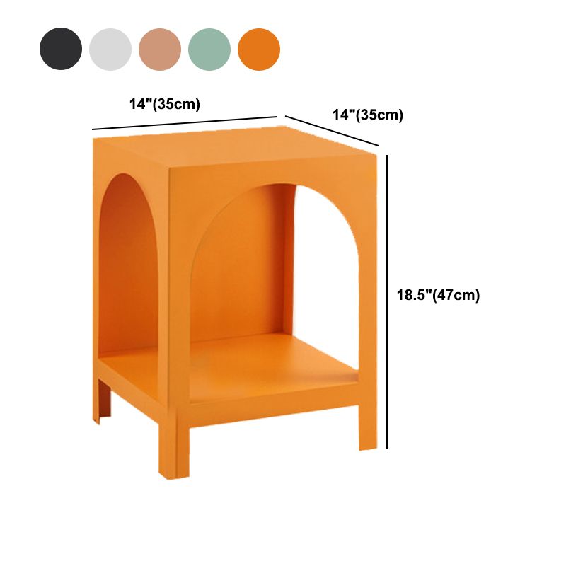 Metal Closed Back Bookshelf Skandinavian Style Biveal für Home Office