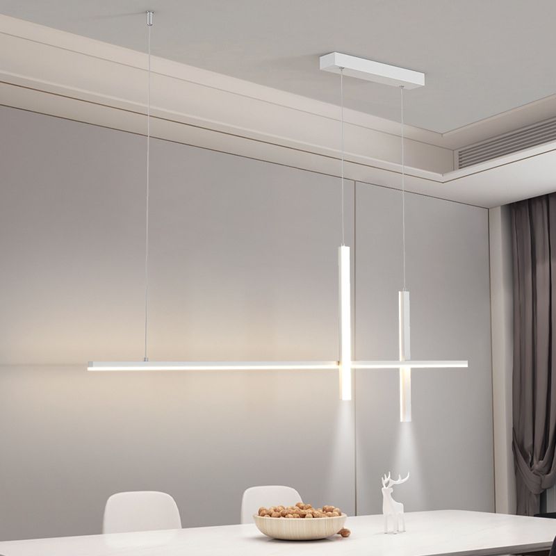 Modern White/Black Kitchen Island Lighting LED Ceiling Light for Dining Room