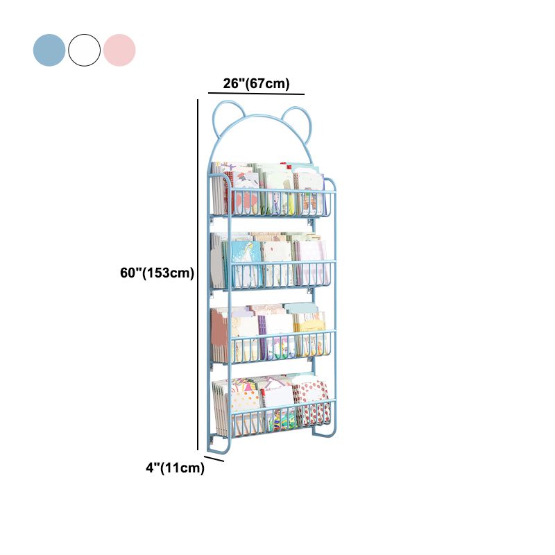 Libreria chiusa a parete montata in stile scandinavo per la sala da studio dell'ufficio