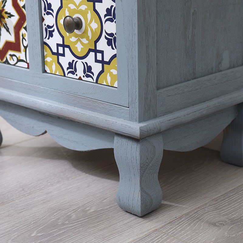 Bedroom Dresser Traditional Style Solid Wood Storage Chest with Multi Drawers