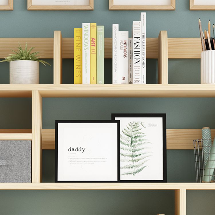 Wooden Shelf Bookcase Open Shelf Shelf Bookshelf for Home Office