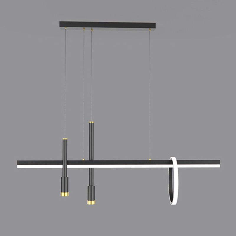 Lineal isla lámpara lámpara nórdica comedor de comandante de comedor led