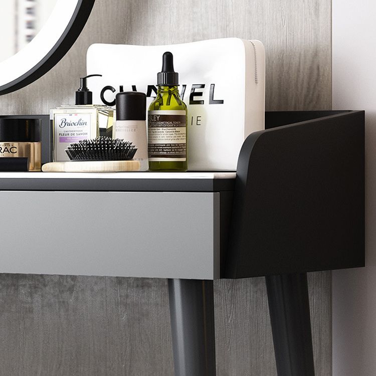 Stone Top Makeup Table with 2 Drawers 15.74" Wide Vanity Tables