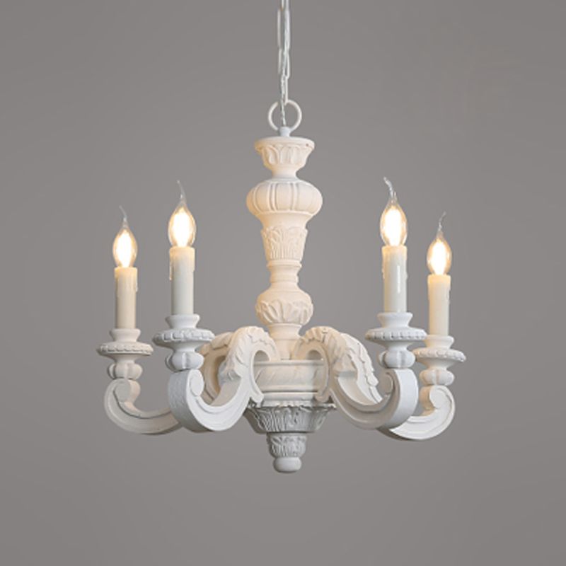 Cougie d'éclairage de lustre en bois Rustique suspendu pour le salon