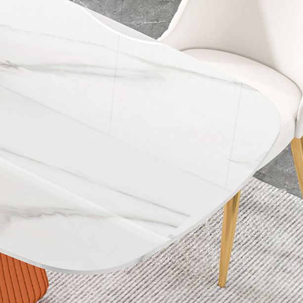 Nordic 1/2/5/7 Pieces White Dining Set Sintered Stone Dining Furniture Set /Separate Items