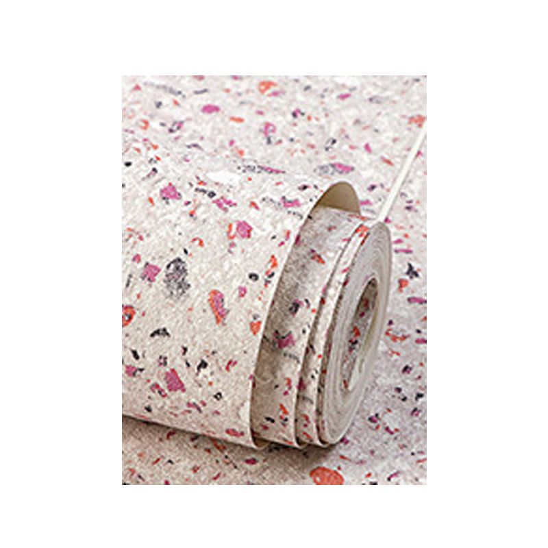 33'L x 20.5"W Industrial Granule and Marble Pattern Non-Pasted Wallpaper in Multi-Color