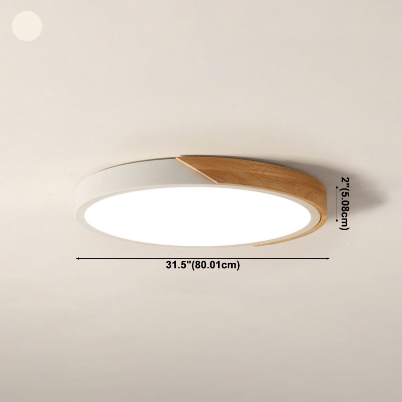 Moderna lampada da soffitto a LED semplice a forma di geometria in ferro da incasso per sala da pranzo