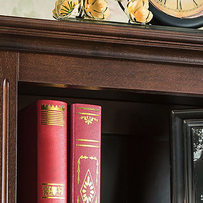 Contemporary Wood Bookshelf Standard Book Shelf for Home Office 13.6" Wide