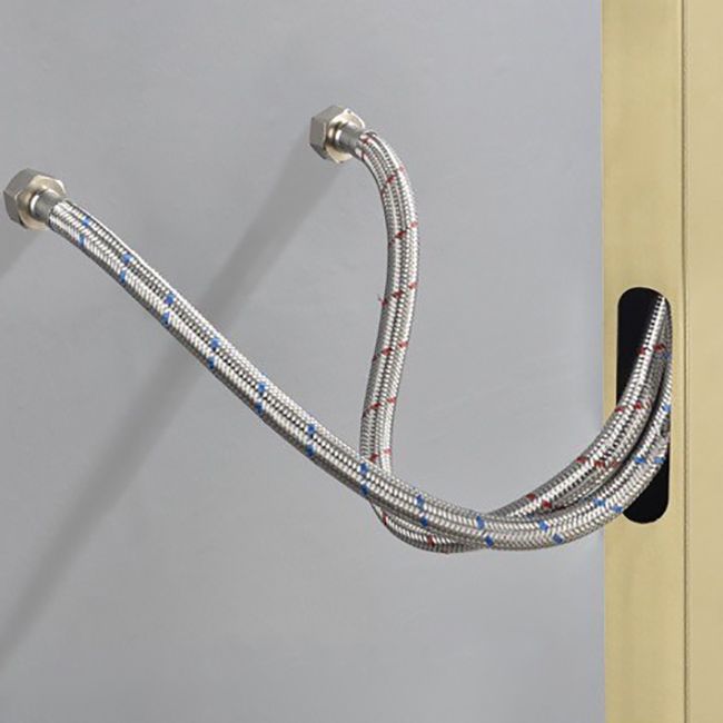 Floor Mounted Metal Freestanding Tub Filler 2 Handles Freestanding Bathtub Faucet