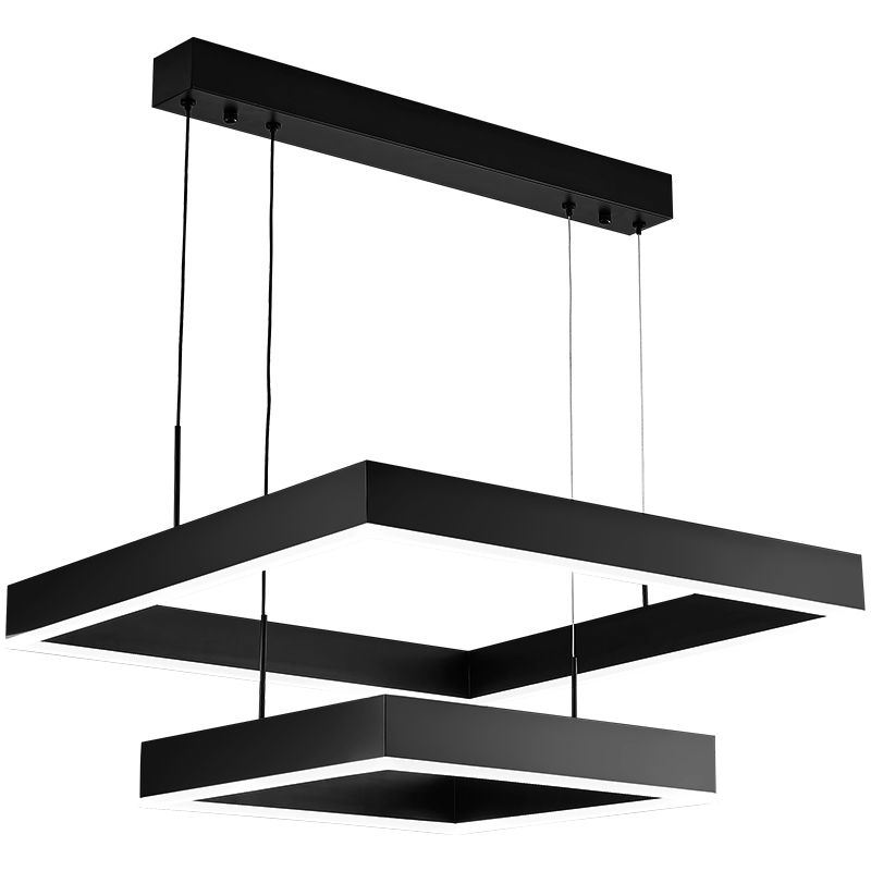 Luz de lujo moderno moderno simple led encogedor led lámpara luz para sala de estar comedor