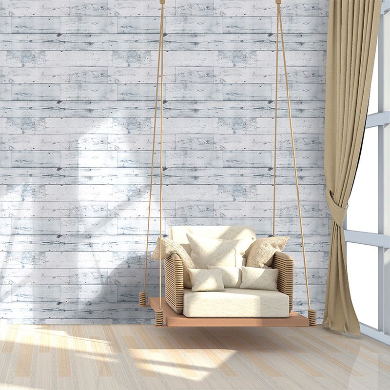 White Shiplap Wallpaper Roll Construction Rustic Pick Up Sticks Wall Covering for Home