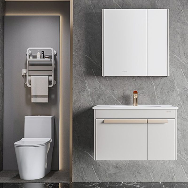 Modern Floor Mounted Toilet White Slow Close Seat Included Toilet Bowl for Bathroom