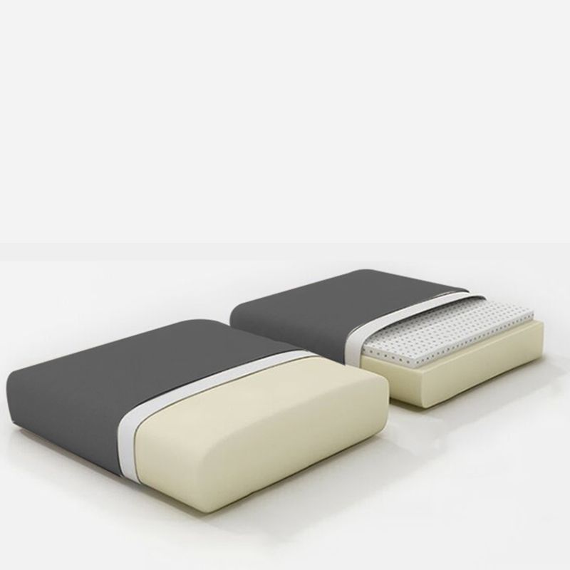 Faux Leather Contemporary Beige Sofa/Sectional for Living Room