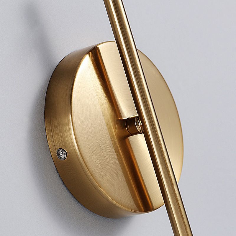 Nordic Modern Metal Wall Mounted Lighting Gold Wall Sconce for Bedroom